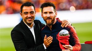 برشلونة يوضح أسباب عدم عودة ميسي وإمكانية تجديد عقد تشافي